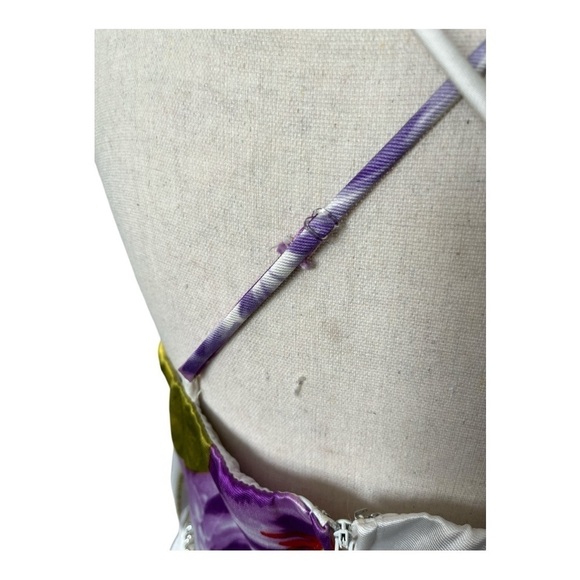 NWT B. DARLIN FULL LENGTH FLORAL FORMAL SPAGHETTI STRAP GOWN WOMENS/JR SZ: 3/4 - Picture 6 of 15